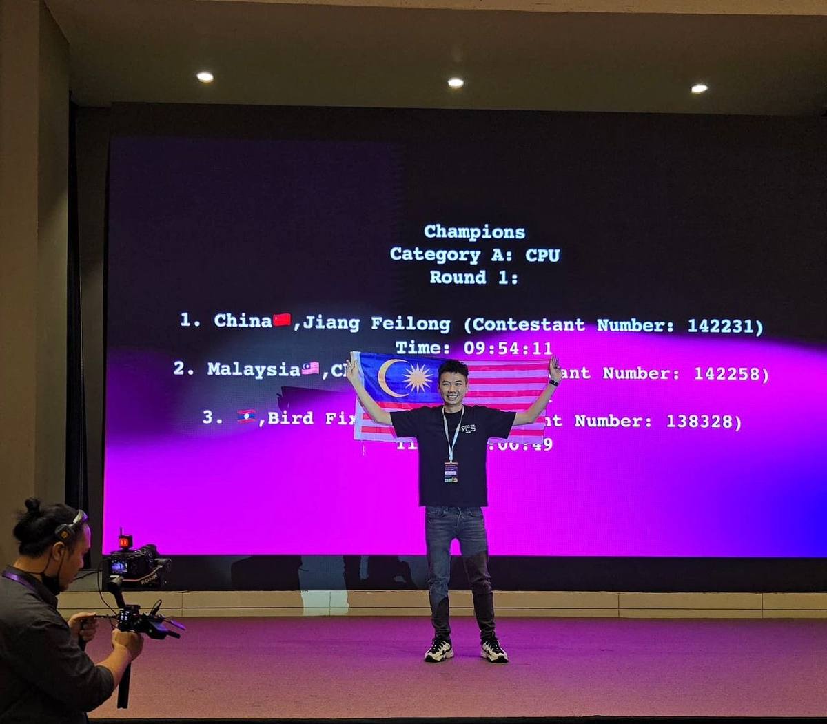 Malaysia phone repair competition winner Thailand — Master Tan Jia Hao CPI Cup international championship