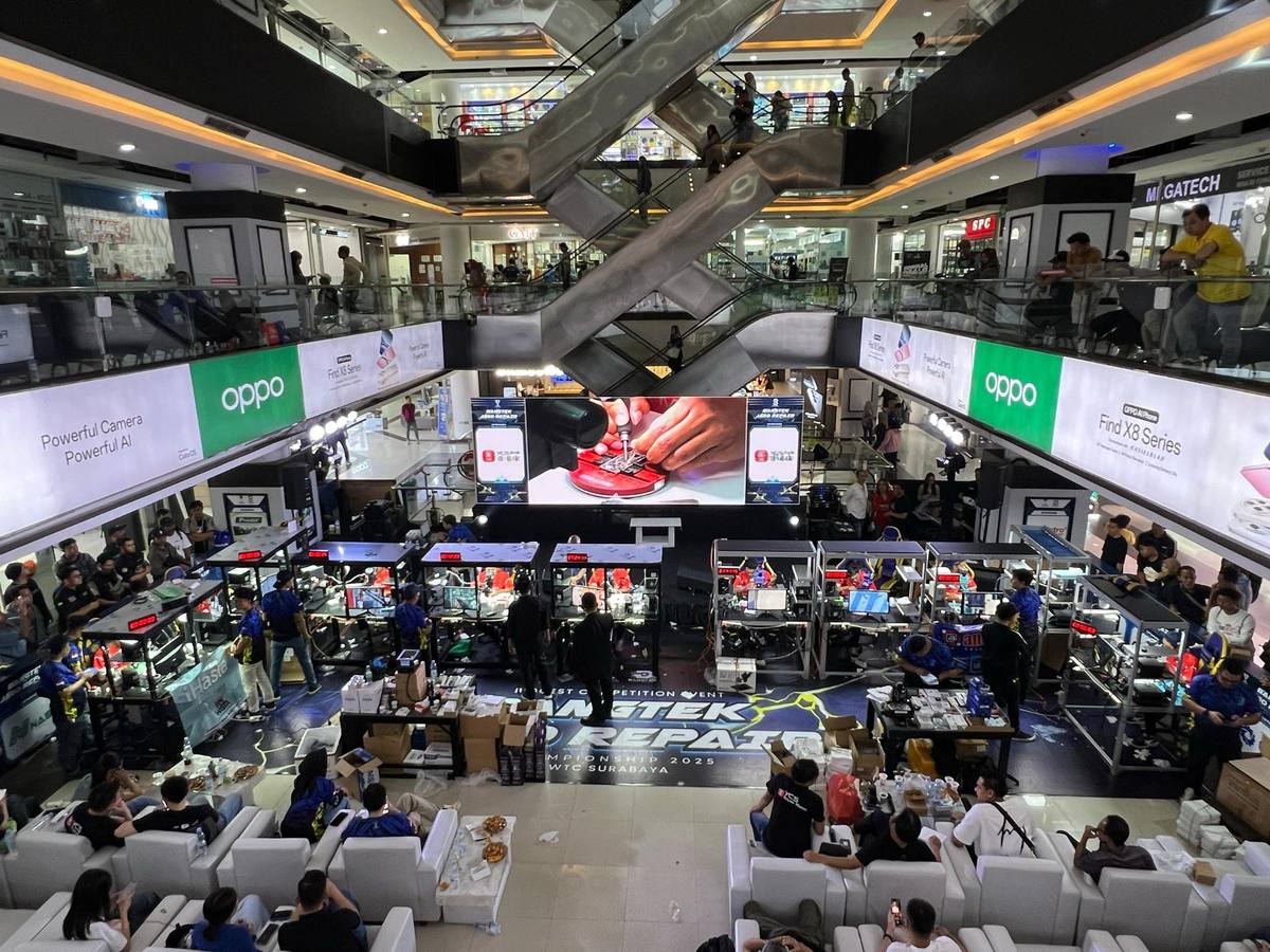 Surabaya Gaptek phone repair championship 2025 — WikiMobi Glontech international competition Indonesia